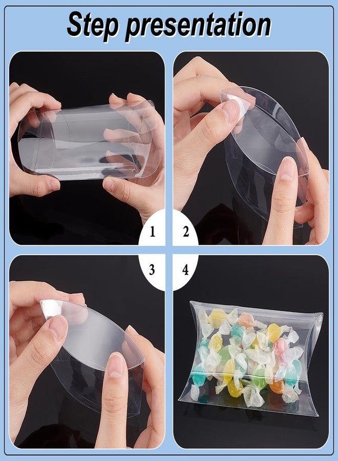 بينيكريت علب هدايا بلاستيكية شفافة من بينيكريت، عبوة من 30 علبة، مقاس 5.5 × 3.15 × 1.2 بوصة، علب هدايا صغيرة للحلوى، مثالية لحفلات الزفاف، وأعياد الميلاد، وحفلات توديع العزوبية، وأعياد الميلاد، والهالوين، وتغليف الحلوى. - Image 4